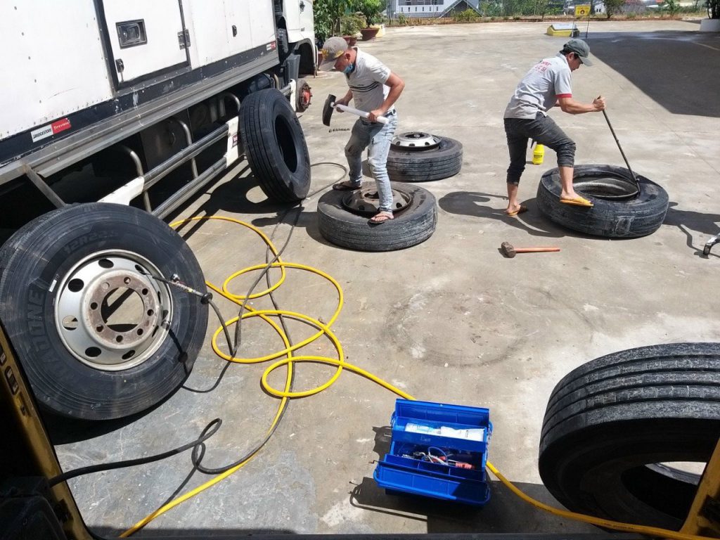 vá vỏ lưu động