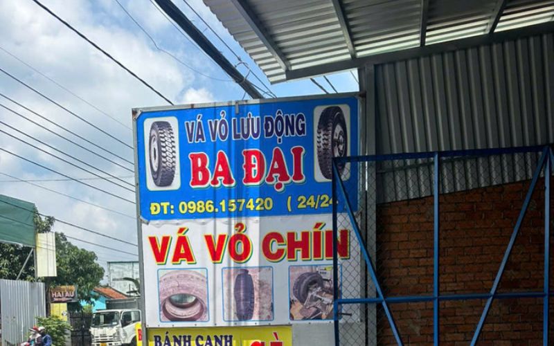 Vá vỏ lưu động Hóc Môn